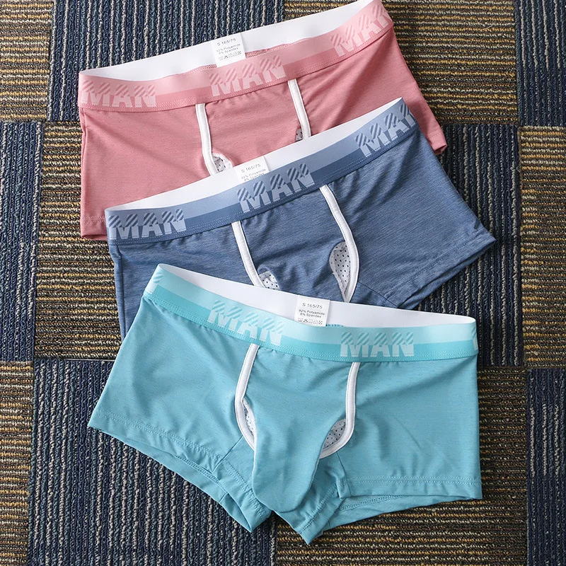 Men's Ice Silk Boxer Briefs, B - Mesh Sport Boxer review and price