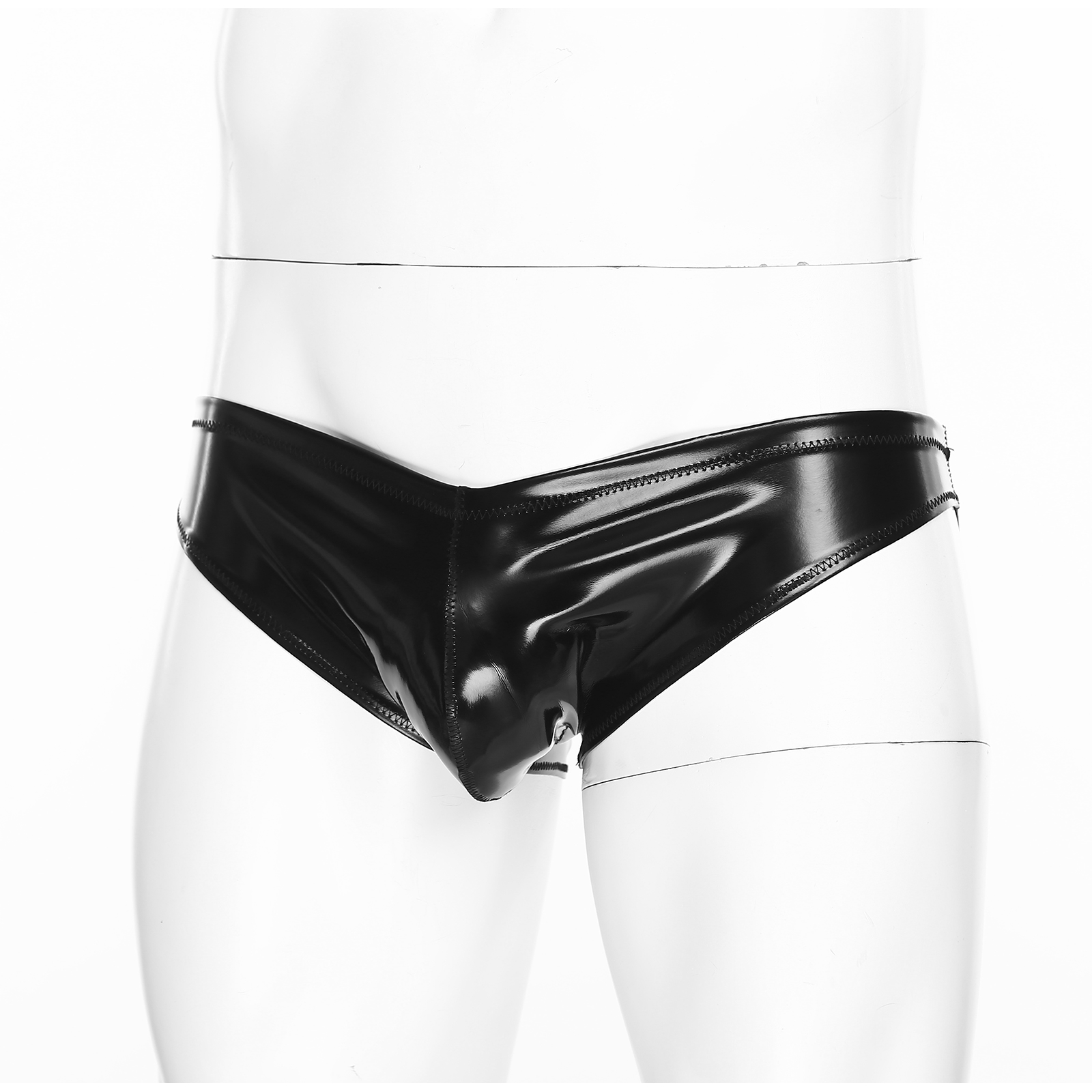 Mens Glossy Latex Briefs Paten - Pouch Boxer Pouch review and price