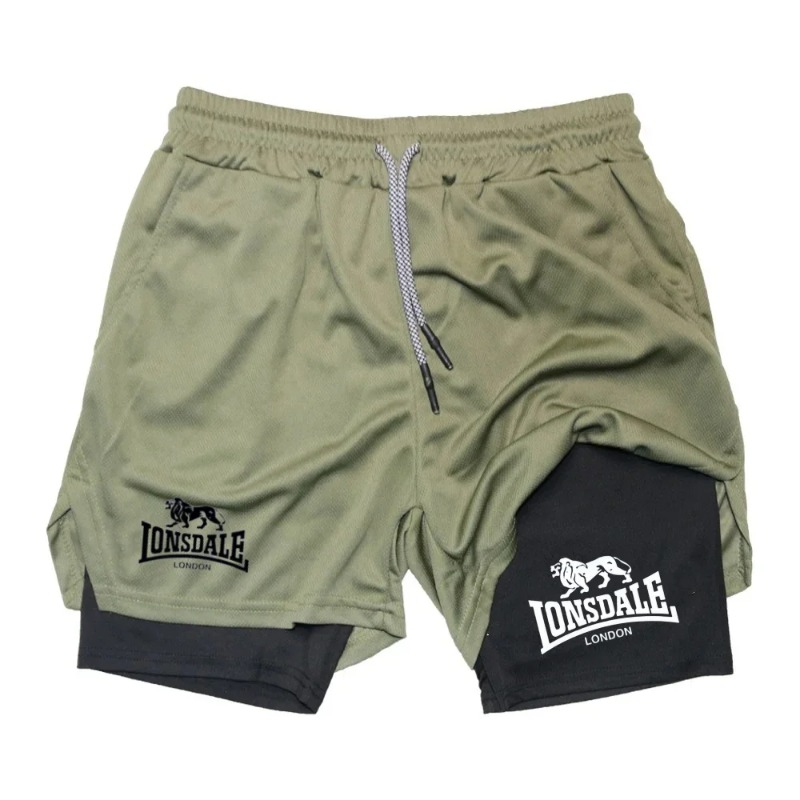 Print 2 in 1 Running Shorts fo - Compression Shorts Athletes review and price