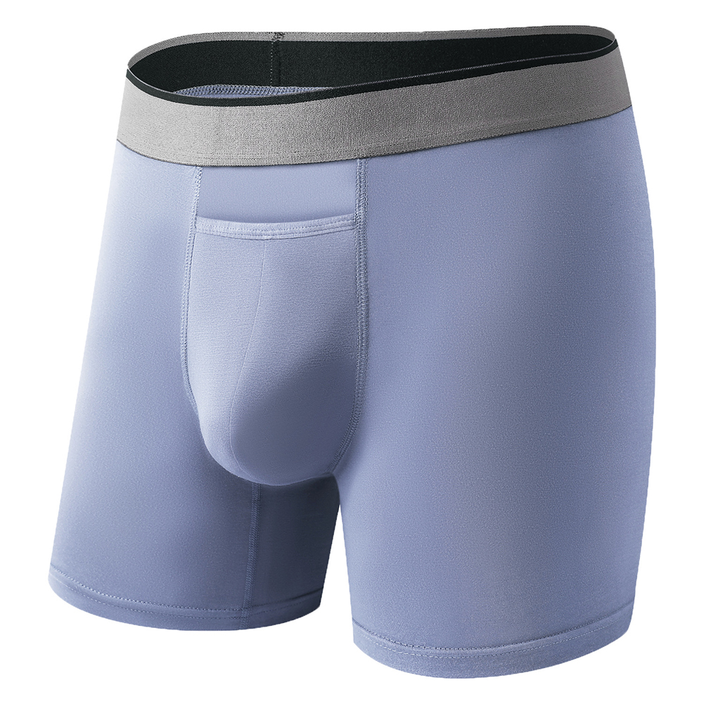 1pc Men Long Leg Shorts Soft U - Long Leg Trunk Men review and price