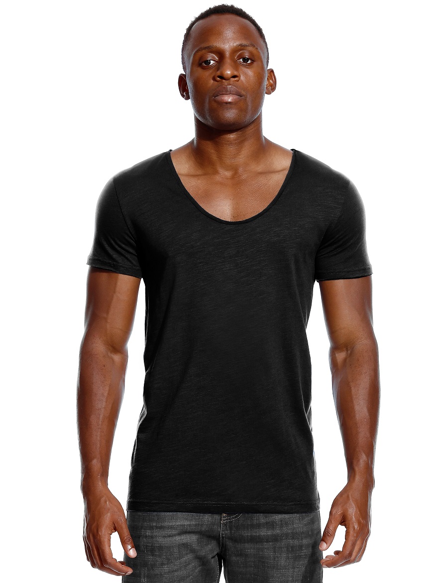 Scoop Neck T Shirt for Men Low - Undershirt Crew Neck review and price