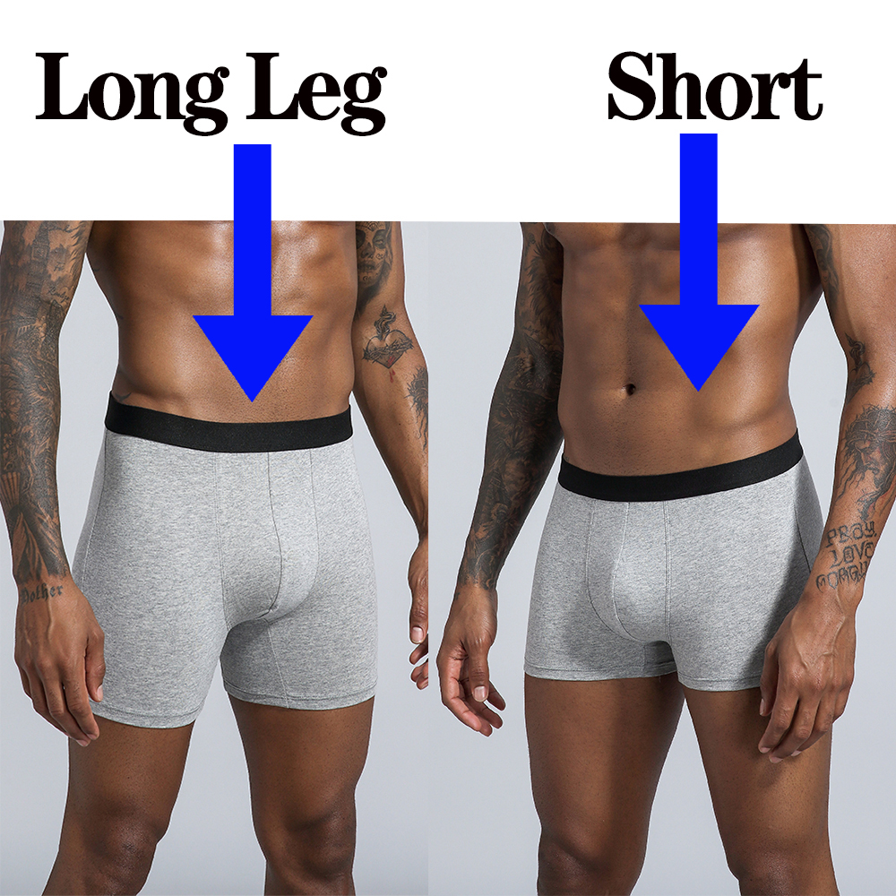 Long Cotton Men's Boxer Shorts - Boxer Brief Pack Cotton review and price