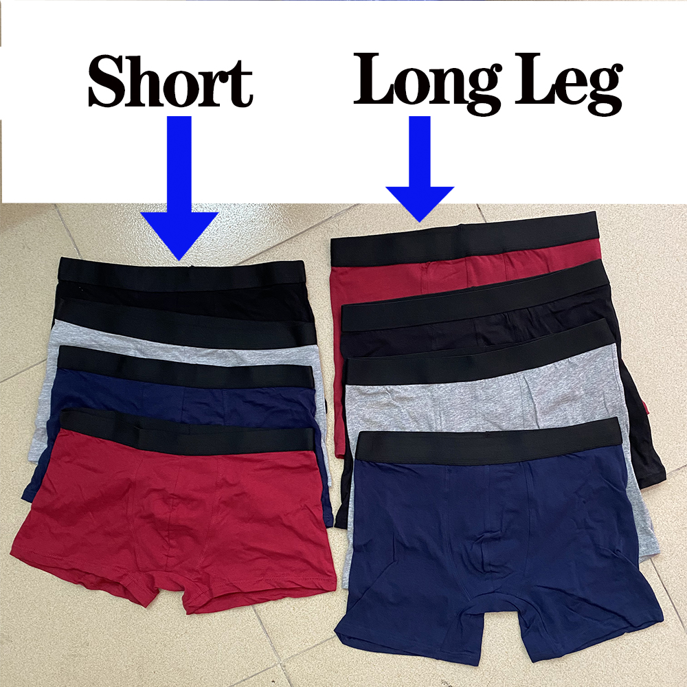 Long Cotton Men's Boxer Shorts - Boxer Brief Pack Cotton review and price