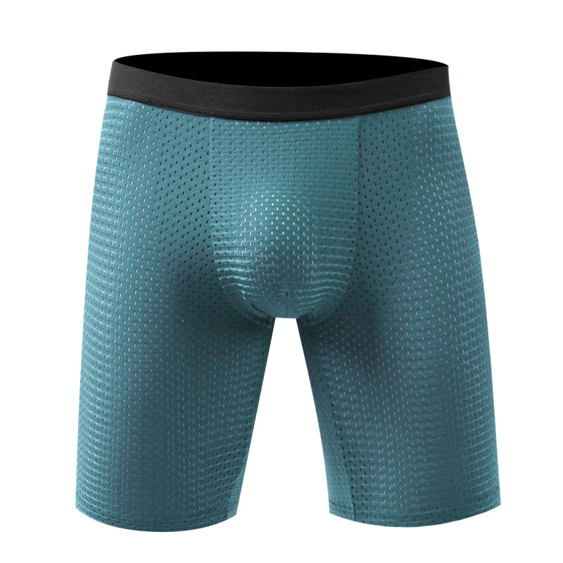 Men's Boxers Shorts Ice Silk M - Long Leg Trunk Men review and price