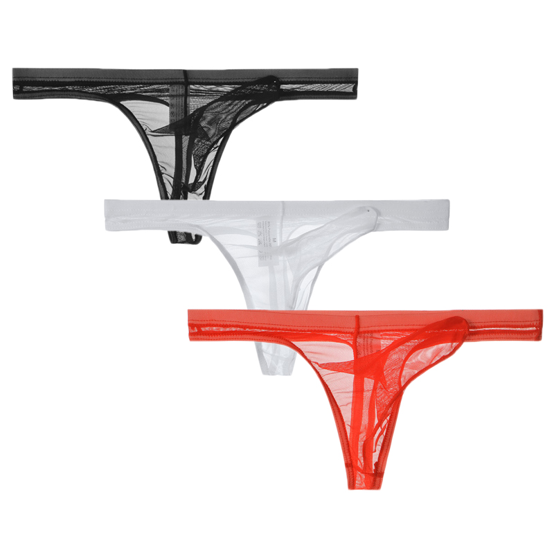 3Pcs/lot Men Underwear T-Back  - Multi Pack Underwear review and price