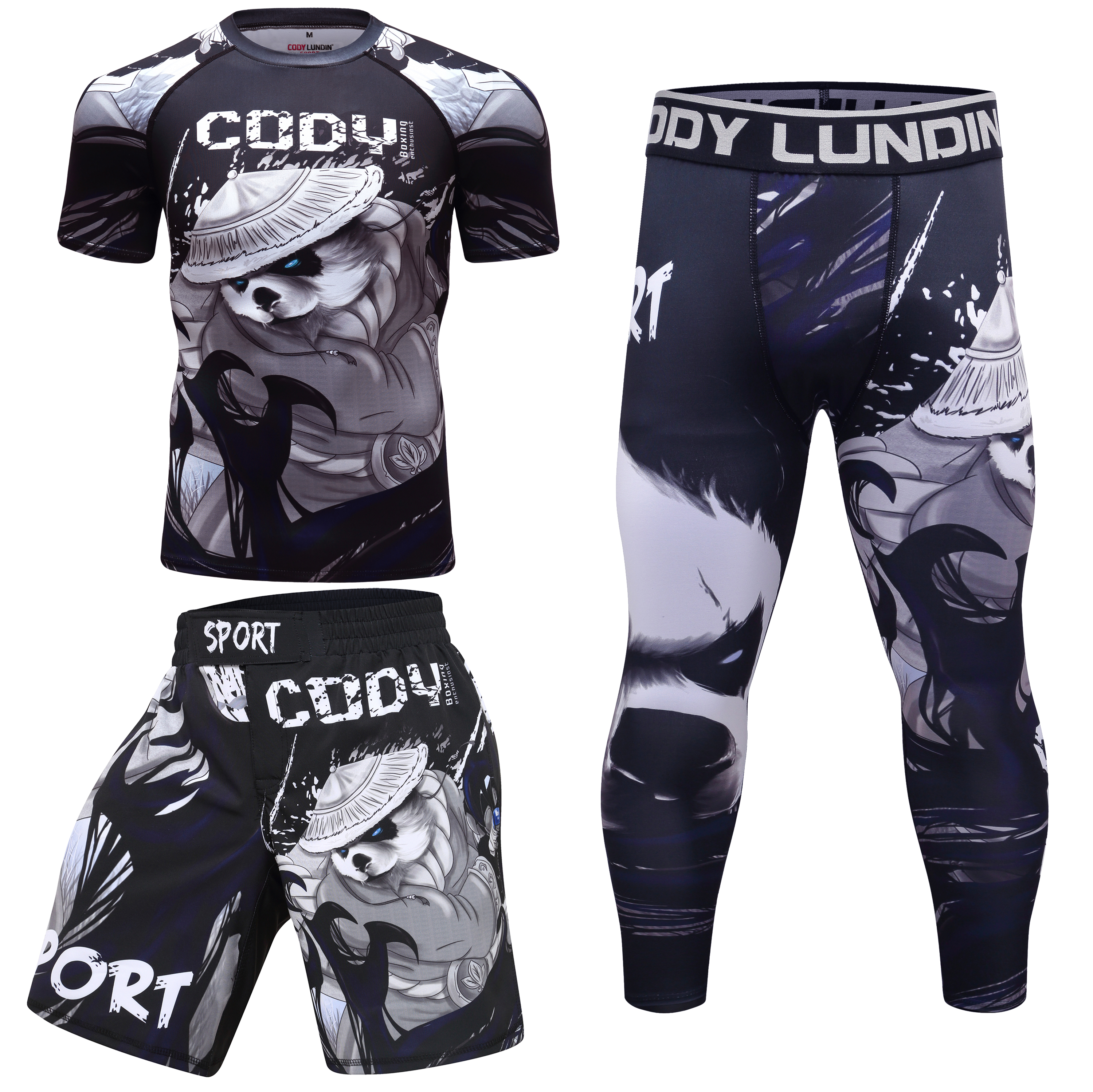 MMA boxing sets men 3d print R - Compression Long Pant review and price
