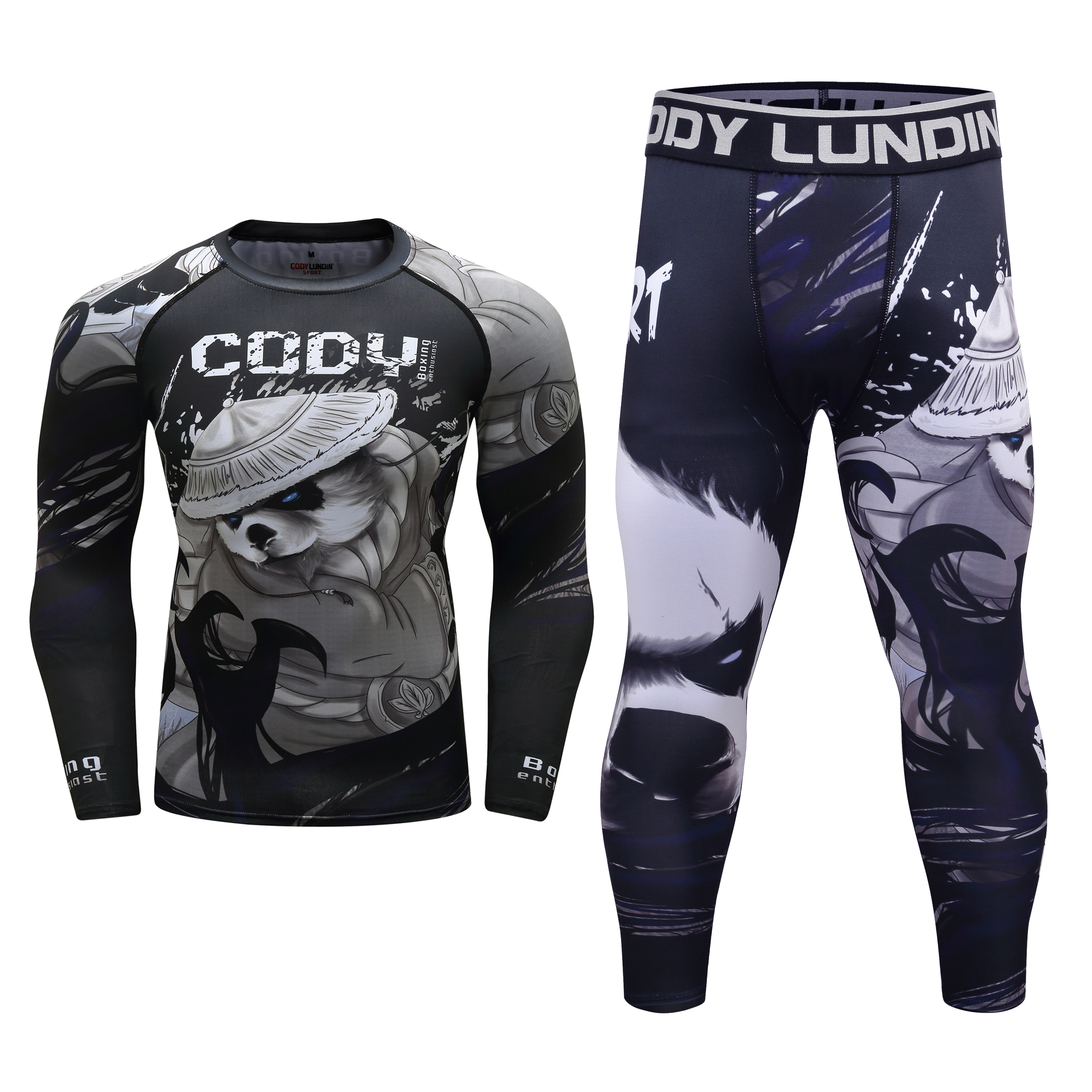 MMA boxing sets men 3d print R - Compression Long Pant review and price