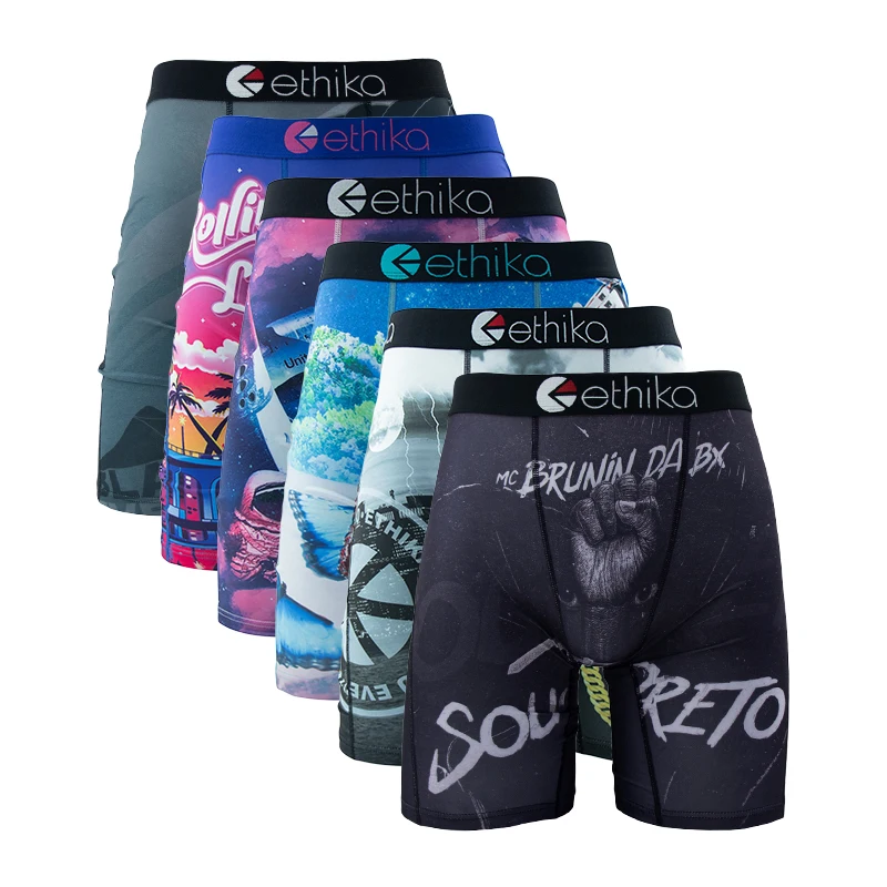 ETHIKA 6Pcs Men Underwear Boxe - Boxer Shorts Modal review and price