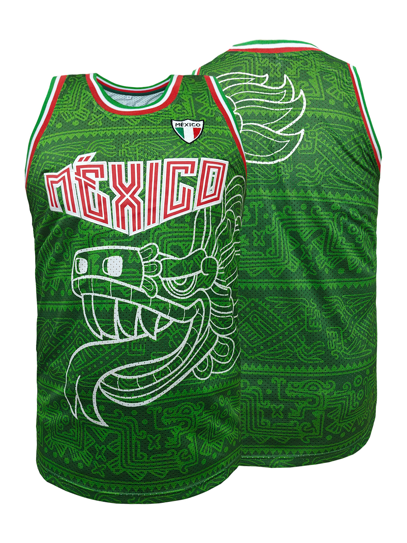 Mexico Embroidered Basketball  - Sleeveless Undershirt review and price