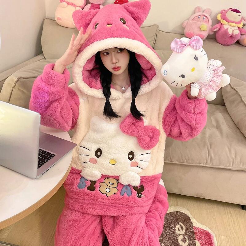 Sanrios Cinnamoroll Coral Velv - Thermal Long John review and price