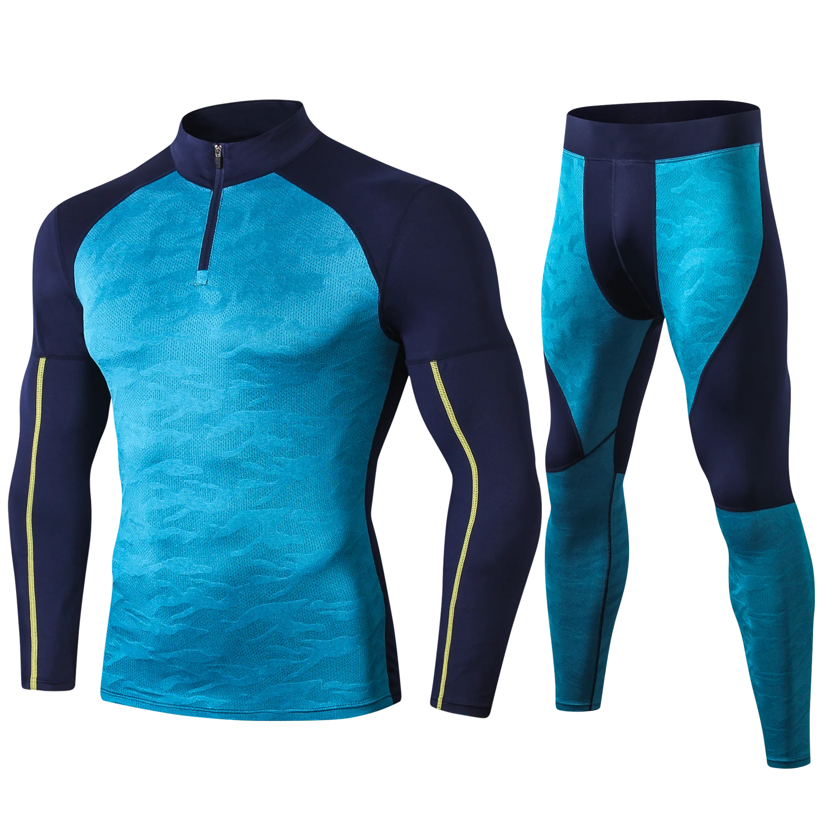 Mens Running Set Compression T - Compression Long Pant review and price