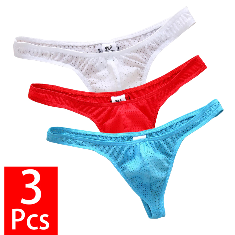 3PCS/Lot Men G-string And Thon - Multi Pack Underwear review and price