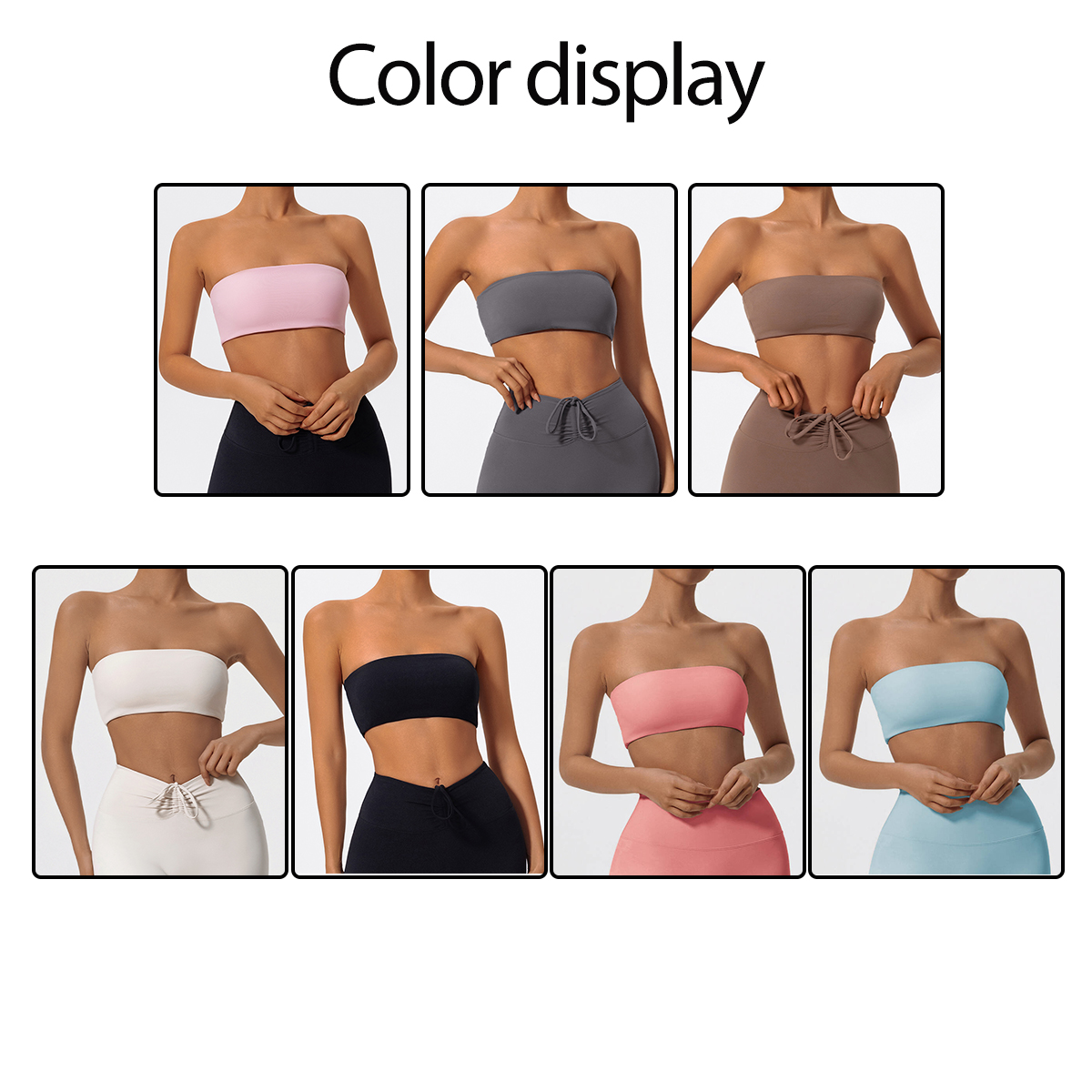 Strapless Sports Bra Gym Crop  - Quick Dry Underwear review and price