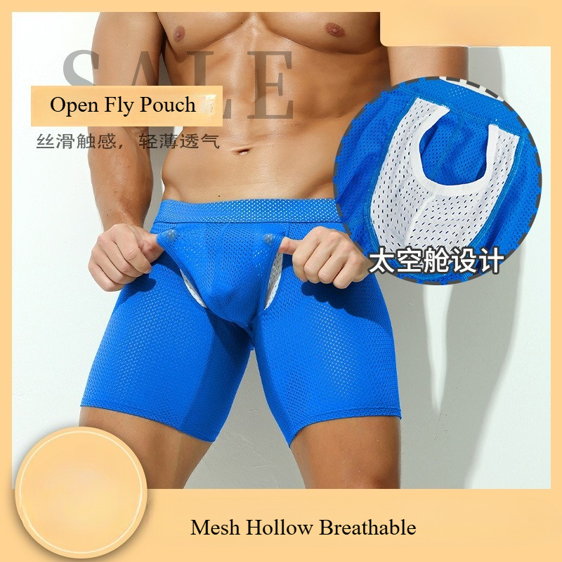 Supportive Open Fly Front Boxe - Mesh Sport Boxer review and price