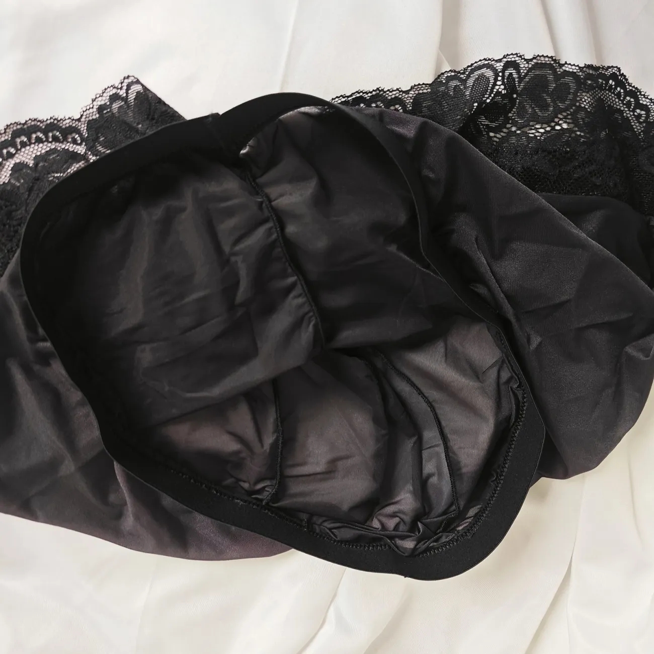 Sexy Man's Glossy Lace Hem Sho - Pouch Boxer Pouch review and price