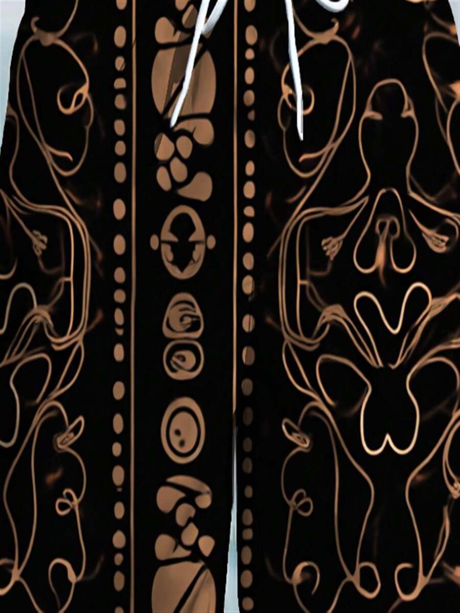 Mens Abstract Geometric Print  - Trunk Breathable Men review and price